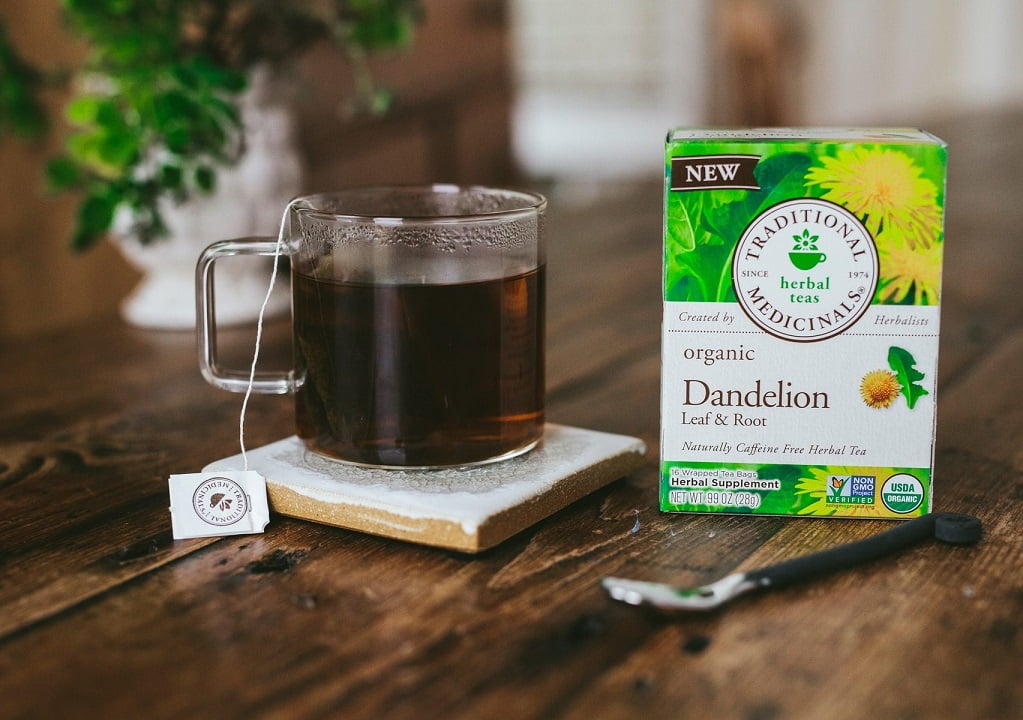 Trà bồ công anh hữu cơ - Traditional Medicinals Organic Roasted Dandelion Root Herbal Tea